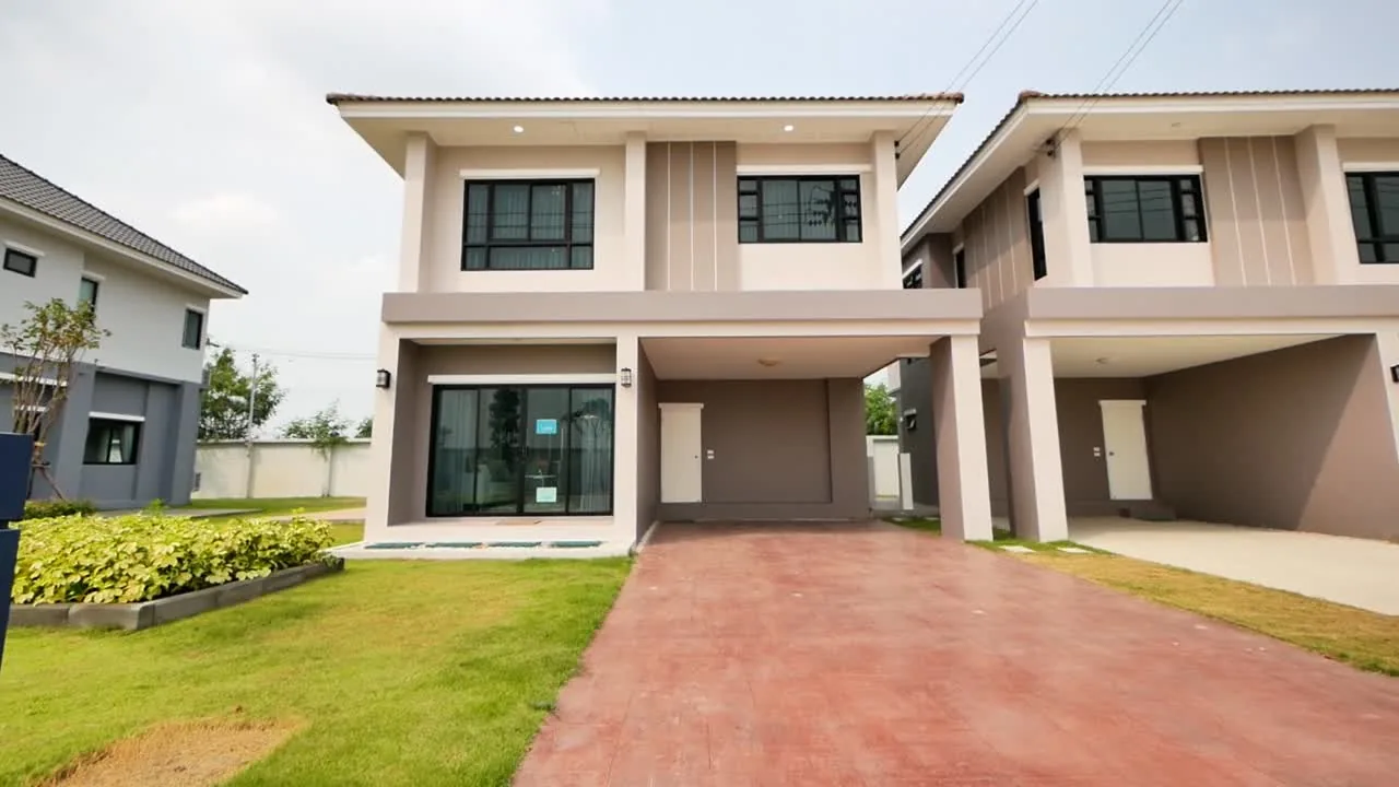 A new detached house, from the Sunamp film